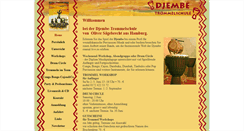 Desktop Screenshot of djembe-trommelschule.de